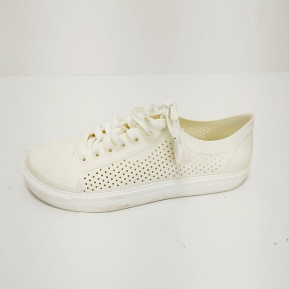 CROCS Citilane Roka Mens Size 8 M Ivory Lace Up Perforated Sneakers Shoes - Picture 7 of 14